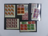 BRD Lot 60er Jahre postfrisch Eckränder, Formnummern, 4er Blöcke u.a. #CAA10
