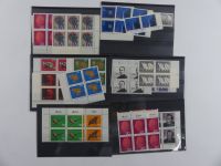 BRD Lot 60er Jahre postfrisch Eckränder, Formnummern, 4er Blöcke u.a. #CAA10