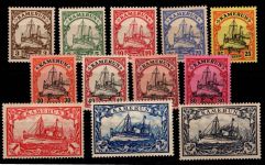 Deutsche Kolonien Kamerun 7-18 postfrisch ohne Höchstwert #DAW92