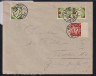 Danzig 193, 240, 241 auf Brief #DAY16