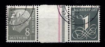 BRD W 15 aIV Y II gestempelt geprüft Schlegel BPP #DBA63