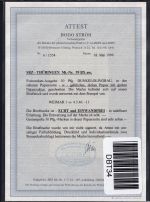 SBZ 99 BX aw gestempelt Attest Ströh BPP #DBT34