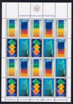 Liechtenstein 1167-1170 postfrisch ZD-Bogen #OM915