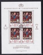 Liechtenstein 1151 gestempelt Kleinbogen mit ESST #OM916