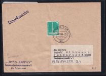 Berlin 135 auf Brief als Einzelfrankatur Drucksache #DCG34