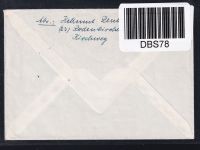 BRD 315, 316 ZD aus Block 2 auf Brief als Mischfrankatur #DBS78