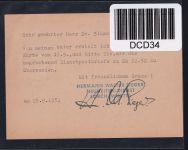 Berlin P 25 als Ganzsache mit Tagesstempel Lorch #DCD34