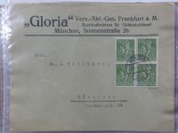 Deutsches Reich kleiner Briefbestand u.a. mit Notstempeln im Briefe-Album #MA288