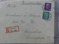 Deutsches Reich kleiner Briefbestand u.a. mit Notstempeln im Briefe-Album #MA288