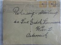 Deutsches Reich kleiner Briefbestand u.a. mit Notstempeln im Briefe-Album #MA288