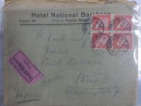 Deutsches Reich kleiner Briefbestand u.a. mit Notstempeln im Briefe-Album #MA288