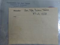 Deutsches Reich kleiner Briefbestand u.a. mit Notstempeln im Briefe-Album #MA288