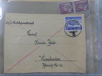 Deutsches Reich kleiner Briefbestand u.a. mit Notstempeln im Briefe-Album #MA288
