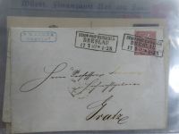 Deutsches Reich kleiner Briefbestand u.a. mit Notstempeln im Briefe-Album #MA288