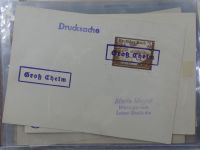 Deutsches Reich kleiner Briefbestand u.a. mit Notstempeln im Briefe-Album #MA288