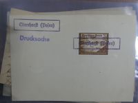 Deutsches Reich kleiner Briefbestand u.a. mit Notstempeln im Briefe-Album #MA288