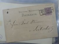 Deutsches Reich kleiner Briefbestand u.a. mit Notstempeln im Briefe-Album #MA288