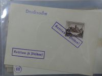 Deutsches Reich kleiner Briefbestand u.a. mit Notstempeln im Briefe-Album #MA288
