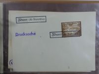 Deutsches Reich kleiner Briefbestand u.a. mit Notstempeln im Briefe-Album #MA288