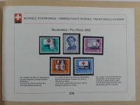 Schweiz ordentlich aufgezogene PTT-Karten in 6 Alben #MA289
