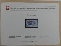 Schweiz ordentlich aufgezogene PTT-Karten in 6 Alben #MA289