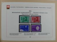 Schweiz ordentlich aufgezogene PTT-Karten in 6 Alben #MA289