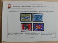 Schweiz ordentlich aufgezogene PTT-Karten in 6 Alben #MA289