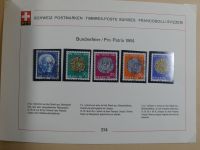Schweiz ordentlich aufgezogene PTT-Karten in 6 Alben #MA289