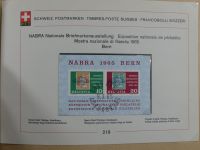 Schweiz ordentlich aufgezogene PTT-Karten in 6 Alben #MA289