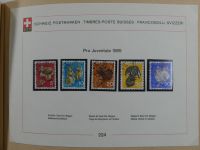 Schweiz ordentlich aufgezogene PTT-Karten in 6 Alben #MA289