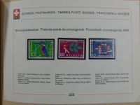 Schweiz ordentlich aufgezogene PTT-Karten in 6 Alben #MA289