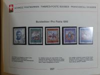 Schweiz ordentlich aufgezogene PTT-Karten in 6 Alben #MA289