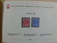 Schweiz ordentlich aufgezogene PTT-Karten in 6 Alben #MA289