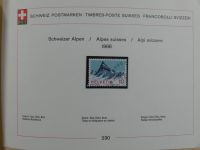 Schweiz ordentlich aufgezogene PTT-Karten in 6 Alben #MA289