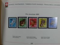 Schweiz ordentlich aufgezogene PTT-Karten in 6 Alben #MA289