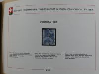 Schweiz ordentlich aufgezogene PTT-Karten in 6 Alben #MA289