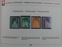 Schweiz ordentlich aufgezogene PTT-Karten in 6 Alben #MA289