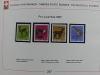 Schweiz ordentlich aufgezogene PTT-Karten in 6 Alben #MA289