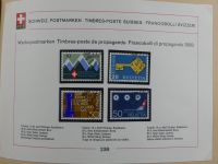 Schweiz ordentlich aufgezogene PTT-Karten in 6 Alben #MA289