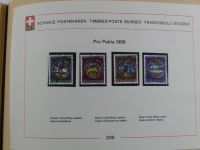 Schweiz ordentlich aufgezogene PTT-Karten in 6 Alben #MA289