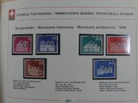 Schweiz ordentlich aufgezogene PTT-Karten in 6 Alben #MA289