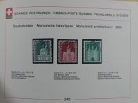 Schweiz ordentlich aufgezogene PTT-Karten in 6 Alben #MA289