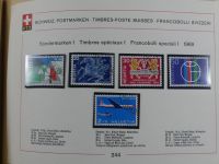 Schweiz ordentlich aufgezogene PTT-Karten in 6 Alben #MA289