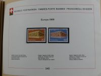 Schweiz ordentlich aufgezogene PTT-Karten in 6 Alben #MA289