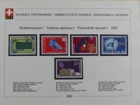 Schweiz ordentlich aufgezogene PTT-Karten in 6 Alben #MA289