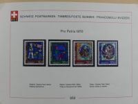 Schweiz ordentlich aufgezogene PTT-Karten in 6 Alben #MA289