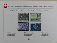 Schweiz ordentlich aufgezogene PTT-Karten in 6 Alben #MA289