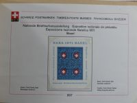 Schweiz ordentlich aufgezogene PTT-Karten in 6 Alben #MA289