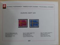 Schweiz ordentlich aufgezogene PTT-Karten in 6 Alben #MA289