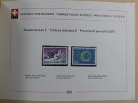 Schweiz ordentlich aufgezogene PTT-Karten in 6 Alben #MA289